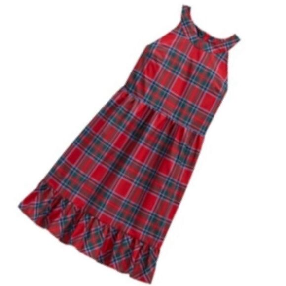 Vineyard Vines Girls' Nantucket Tartan Taffeta Dress (Size 16) - Picture 12 of 14